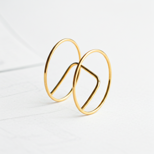 Technical earring sketch