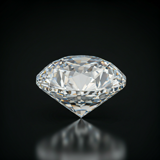 Macro shot of a brilliant diamond